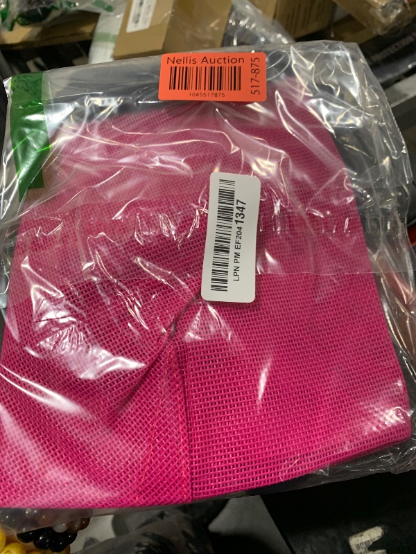 Photo 1 of Harrison Howard All Round Mesh Horse Fly Mask UV Protective with Fleece Padded Edging Magenta M