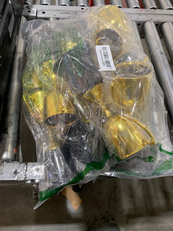 Photo 1 of Ecation 12 Pcs 9 Inch Gold Trophy Award Gold Award Cup Employee Coworker Appreciation Gifts Golden Plastic Trophy for Thank You Teacher Nurse Volunteer Men Women Rewards Party (Simple)