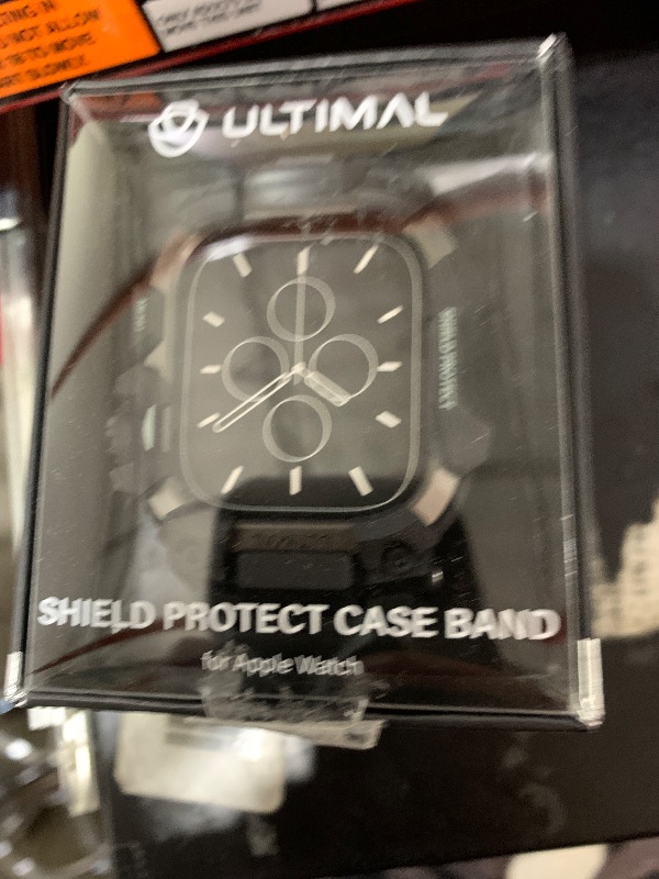 Photo 1 of ULTIMAL Rugged Case with Band for Apple Watch 46mm,Compatible with Apple Watch Series 10, Military Grade Shockproof Bumper Cover for iWatch Tactical Band Men (46mm,Black)