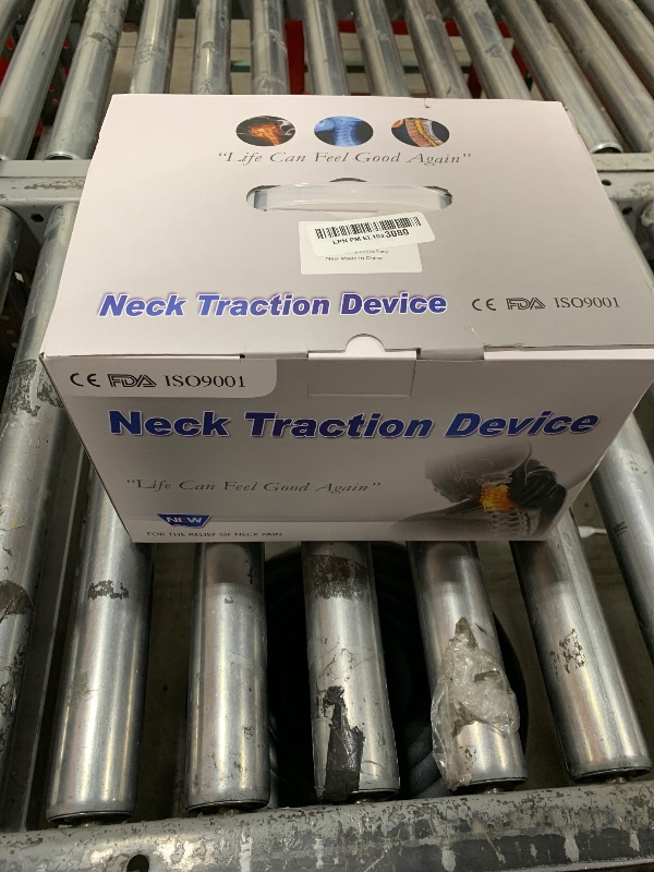 Photo 1 of Cervical Neck Traction Device, Adjustable Cervical Traction Device with 3 Power Traction, 8 Airbag Support for Neck Pain Relief Neck Stretcher Air Pump Neck Brace