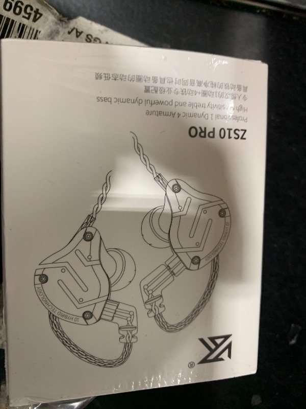 Photo 1 of Linsoul KZ ZS10 Pro, 4BA+1DD 5 Driver in Ear Monitor, HiFi Wired Earbuds, Gaming Earbuds, Hybrid IEM Earphones with Stainless Steel Faceplate, Detachable Cable for Musician(with Mic, Glare Blue)