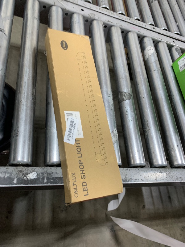 Photo 1 of ONLYLUX LED Shop Lights, LED Tube Light 25W 6000K, Garage Lighting, Super Bright, Under Cabinet Lighting, Linkable with Plug Shop Lights for Garage Workbench Workshop Basement (2 Pack)