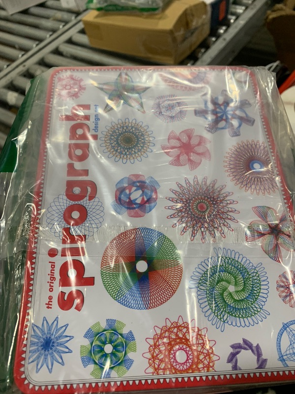 Photo 1 of Spirograph Design Set Collectors Tin – Arts and Crafts, Kids Toys, Art Supplies, Craft Supplies, Drawing Kit, Spiral Art, Classic Gear Design Kit, Pens, Design Sheet Included, Ages 8 and Up