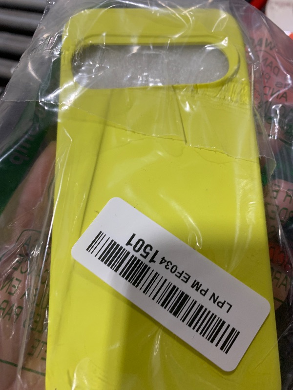 Photo 1 of oakxco for Google Pixel 9/9 Pro Phone Case Liquid Silicone, Thin Slim Soft Rubber Gel TPU Plain Protective Simple Cover for Girl Cute, Yellow