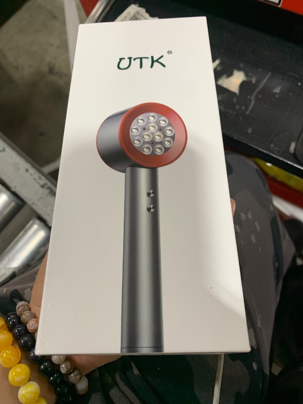Photo 1 of UTK High Power 24 LED Red Light Therapy Device with 470/660/850/940nm Wavelength, Blue Red?Near-Infrared Handheld Light Therapy for Face, Relieve Body Pain Deeply, Facial Skin Care