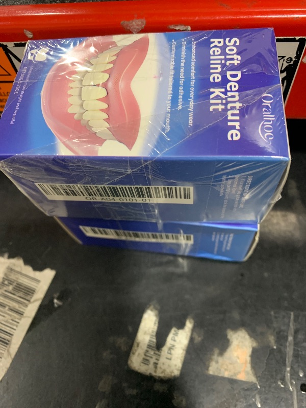 Photo 1 of Silicone Reline Denture Set,Silicone Dentures Set, Denture Kit for Dentures, Soft Reline Kit for Men and Women