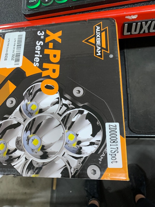 Photo 1 of Auxbeam XP-Ultra Series Hyperspot LED Pod Lights, 3 Inch 80W 9600LM Spot Beam Offroad Lights, Amber White Lens Covers, 30° Spotlight Fog Ditch Lights, for Motorcycle Jeep Toyota 4x4, Pair
