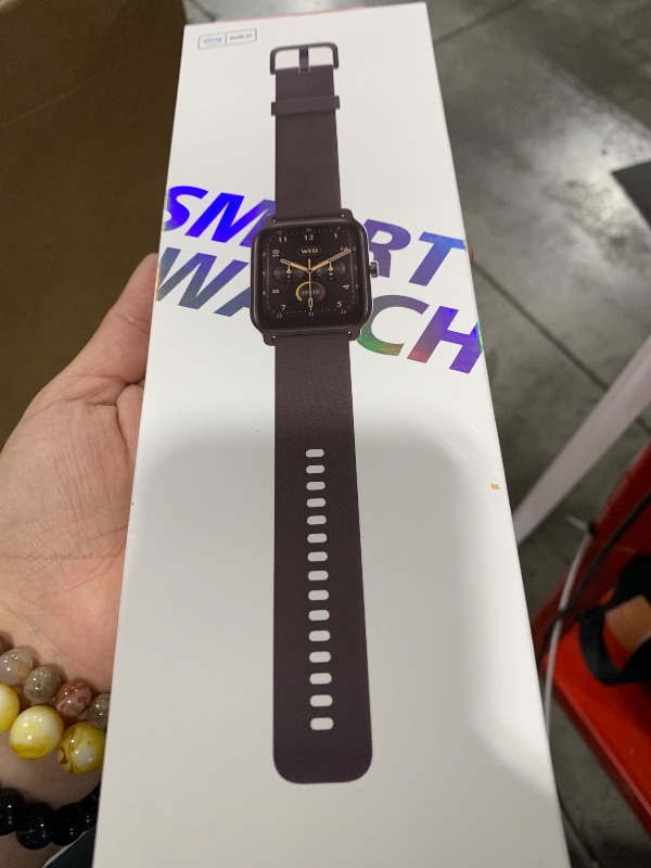 Photo 1 of Fitpolo Smart Watch for Women Android & iPhone, Alexa Built-in [1.8" HD Screen] IP68 Waterproof Fitness Watch with Bluetooth Call (Answer/Make), Heart Rate/Sleep/SpO2 Monitor, 105 Sports Trackers