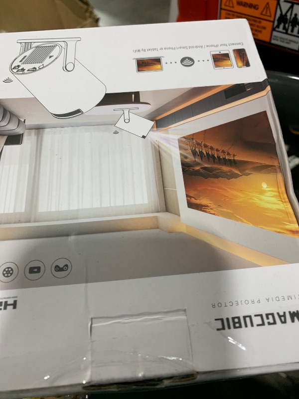 Photo 1 of Magcubic 2025 Upgraded HY300PRO Mini Projector with WiFi and Bluetooth, Portable Projector 4K Support, Auto Keystone, 180 Degree Rotation, Smart Proyector for Home Outdoor Android 11