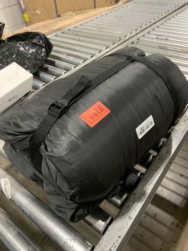 Photo 1 of HiZYNICE Sleeping Bags for Adults 100% Cotton Flannel XXL for Cold Weather 20 degree Camp Big and Tall Wide Oversized,Black Right Zip,90" x 39"