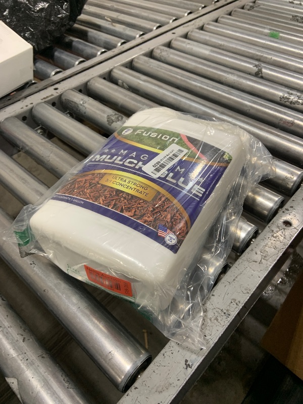 Photo 1 of Magnum Mulch Glue (1 Gallon) - DIY Mulch Glue for Landscaping and Pea Gravel Stabilizer, Dust Control for Gravel Roads, Fast-Dry, Non-Toxic, Strong Landscape Mulch and Rock Glue by Fusion Chemical