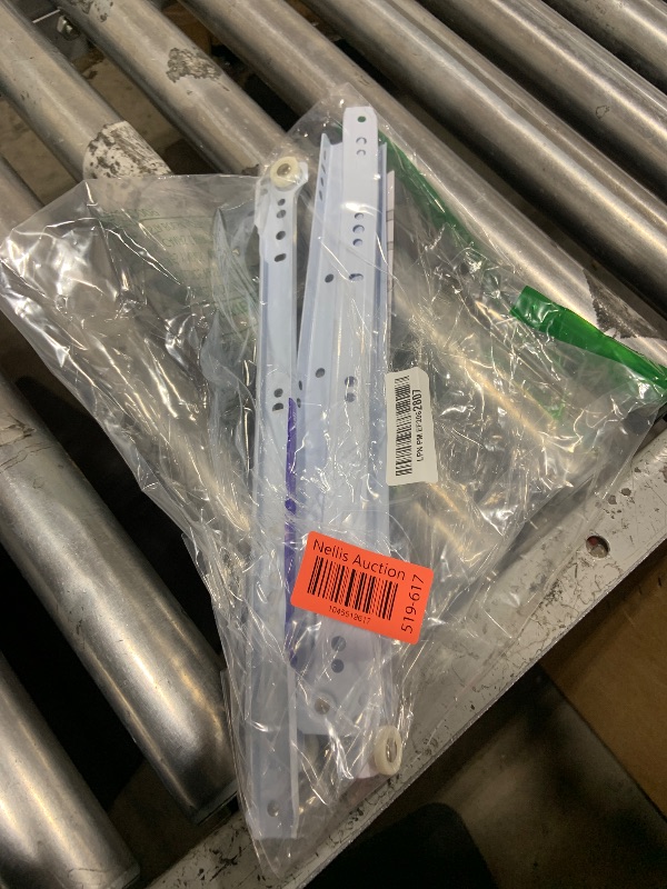Photo 1 of Laurey 10514 - White Bottom Mount Euro - Drawer Slide - 14 Inch - Pair