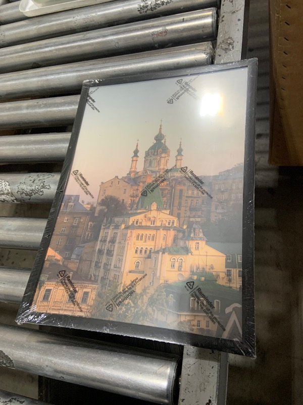 Photo 1 of 10x14 Picture Frame,30 x 40cm Diamond Painting Frame, Horizontal and Vertical Formats for Wall Hanging, 10 x 14 Wall Gallery Poster Photo Frame with Durable Shatter Resistant Plexiglass,Black