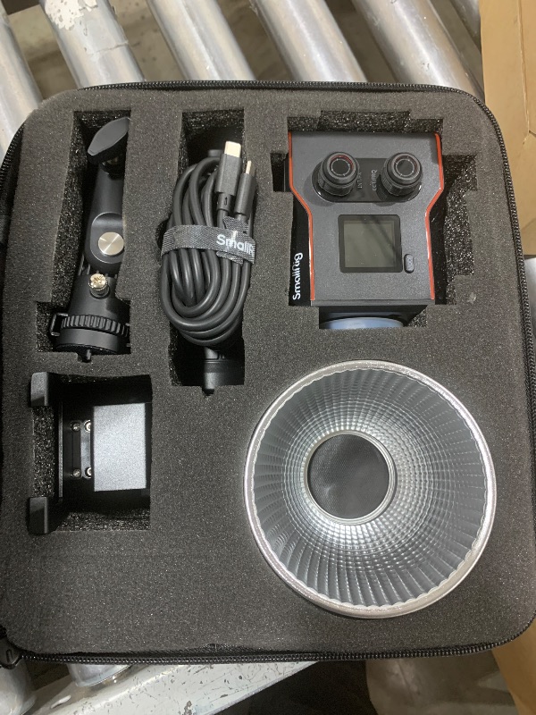 Photo 1 of SmallRig RC 60B COB Video Light, 49Wh Battery 45min Runtime, 63W 11200lux CRI 97+ Bicolor LED Video Light, Portable Palm-Sized Continuous Output Light, for Photography/Video/Studio, Mobile Version