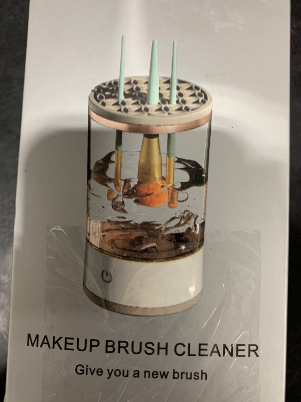 Photo 1 of Electric Makeup Brush Cleaner - Automatic Makeup Brush Cleaner with Cleaning Mat,Quick and Efficient Deep Cleaning for All Brush Types,Portable Design Perfect for Travel
