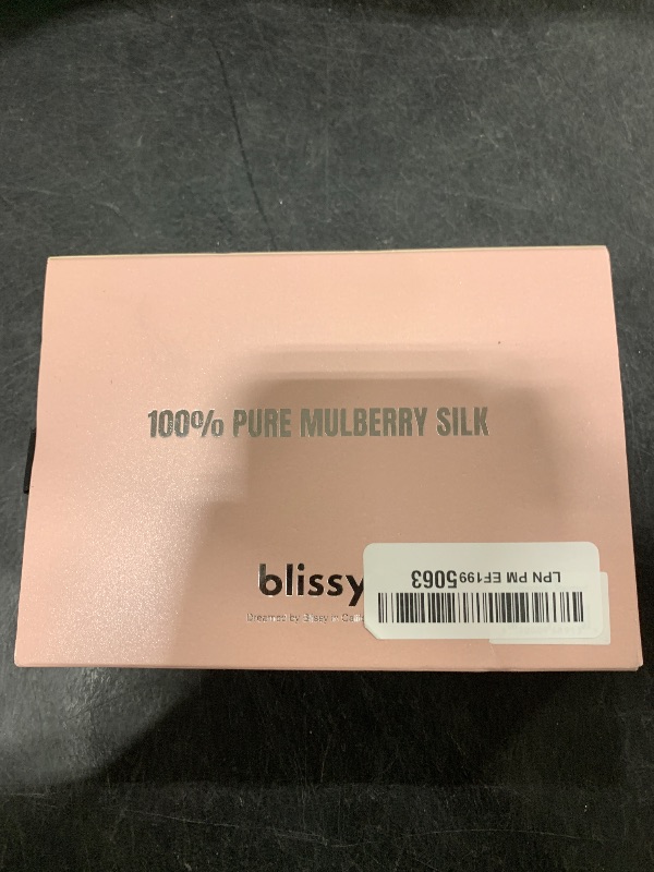 Photo 1 of Blissy Silk Pillowcase - 100% Pure Mulberry Silk - 22 Momme 6A High-Grade Fibers - Silk Pillow Cover for Hair & Skin - Regular, Queen & King with Hidden Zipper (Standard, Pink)