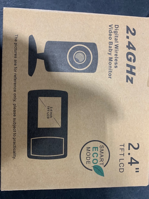 Photo 1 of VTimes Baby Monitor with Camera and Audio, Video Baby Monitor No WiFi Night Vision 2.4" LCD Screen Portable Baby Camera Monitor Alarm Lullaby Temperature Sensor and 1000ft, Ideal for Baby/Elderly/Pet