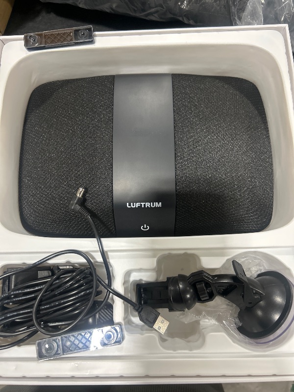 Photo 1 of Car Air Purifier with H13 True HEPA Filter: Car Portable Air purifier for Exhaust Fumes, VOC, Smoke, Odors, and Bacteria, 99.9% Removal to 0.1 Microns - Air purifier for Car Traveling Bedroom (black)