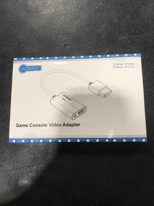 Photo 1 of AUTOUTLET Wii to HDMI Converter 1080P with 6ft High Speed HDMI Cable Wii2 HDMI Adapter with Blue Indicator, Output Video&Audio with 3.5mm Jack Audio Compatible with Full HD Devices
