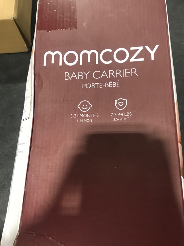 Photo 1 of Momcozy Baby Carrier - Ergonomic, Cozy and Lightweight Carrier for 7-44lbs, Effortless to Put On, Ideal for Hands-Free Parenting, Enhanced Lumbar Support, Purehug for Infant to Toddler, Grey
