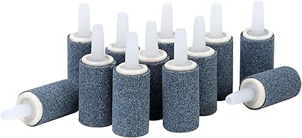 Photo 1 of AQUANEAT Aquarium Air Stones 1 inch 12 Pack, Bubble Stone, Aerator Bubble Diffuser, Air Pump Accessories for Aquariums, Fish Tanks, and Hydroponics
