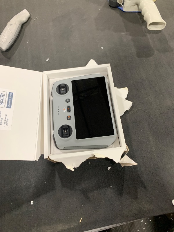 Photo 1 of DJI RC, Remote Controller with Lightweight Body, FHD Screen, 4hr Battery, Precision Control Sticks, O3+ Transmission