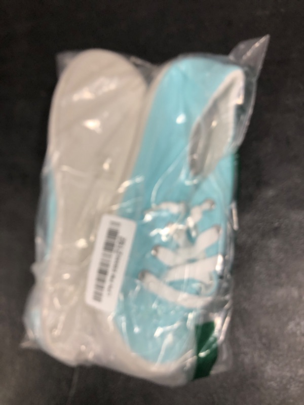 Photo 1 of Women's Slip On Canvas Sneaker Low Top Casual Walking Shoes Classic Comfort Flat Fashion Sneakers (Aqua 07)