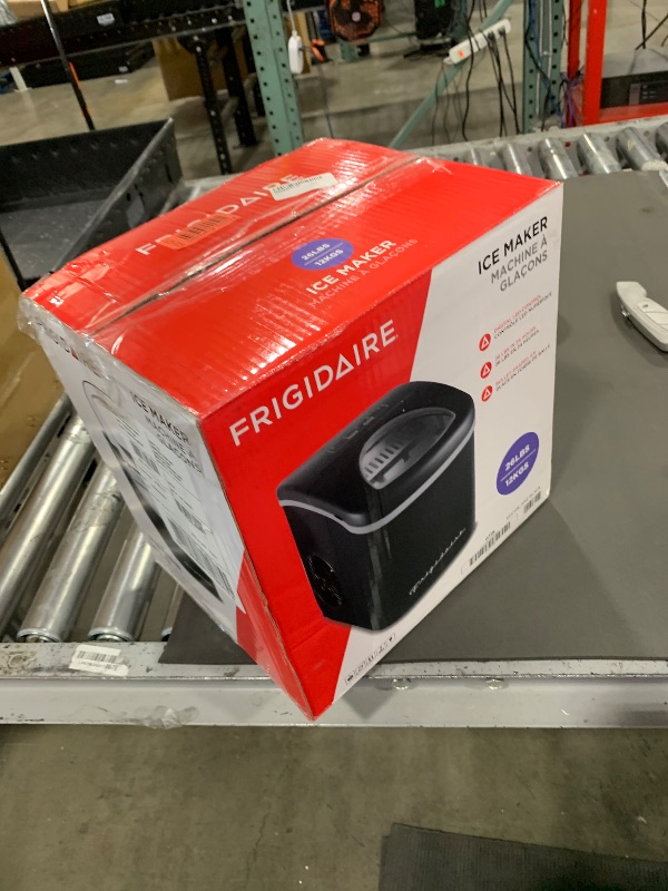Photo 1 of FRIGIDAIRE EFIC128AMZBLK Compact Countertop Ice Maker, 26 lb per Day, Black