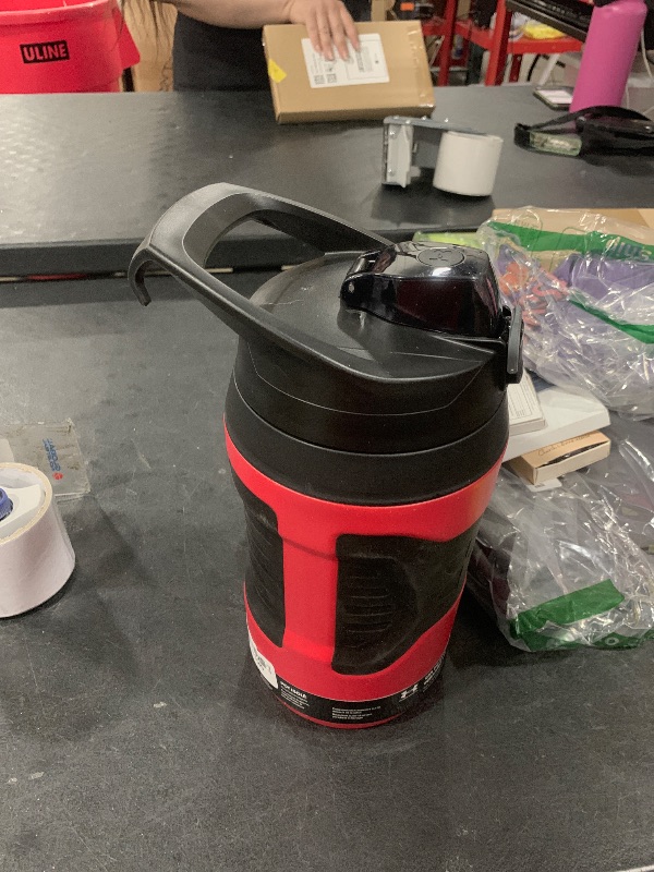 Photo 1 of Under Armour Playmaker Water Bottle Jug, 64oz, Insulated, Half Gallon, Baseball, Football, Gym, Soccer, Volleyball, Lacrosse, Hockey, Sports