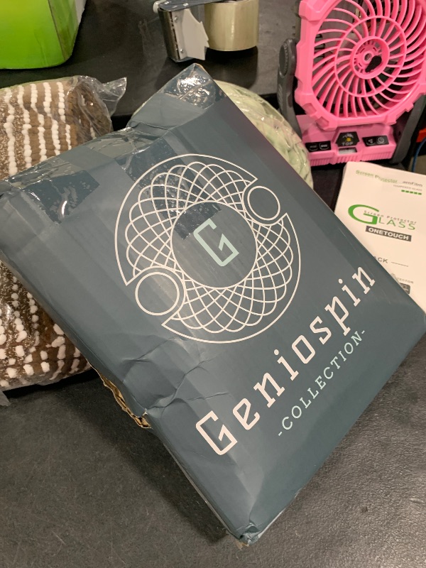 Photo 1 of Geniospin Fleece Blanket Queen Size – 280GSM Super Soft Lightweight Bed Blanket with Strip, 3D Ribbed Jacquard, Plush Fuzzy Cozy Microfiber, Warm and Breathable (Taupe, 90x90 inches)