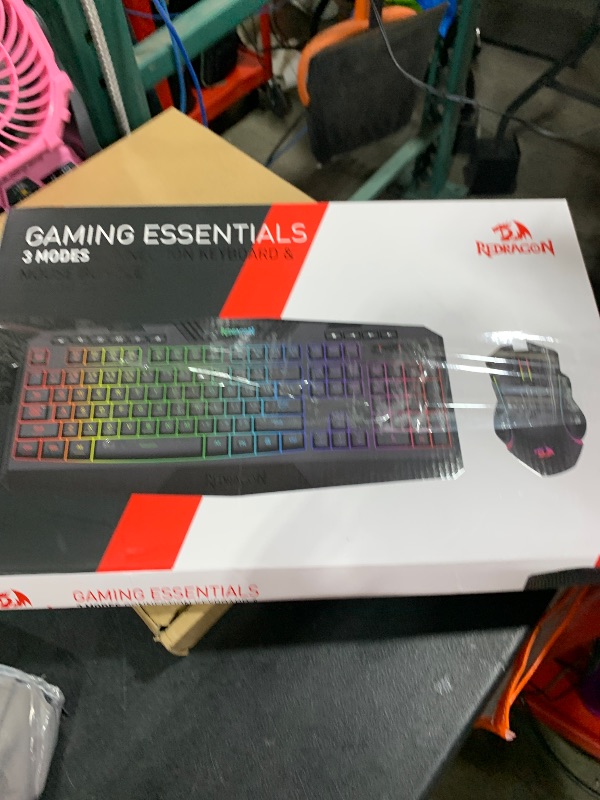 Photo 1 of Redragon S101-PKS Gaming Keyboard and Mouse Wireless with Tri-Mode, RGB Keyboard and 4800 DPI Gaming Mouse, 10 Independent Multimedia Keys for Wins, PC, Computer, Wireless S101 Ideal for Gamer