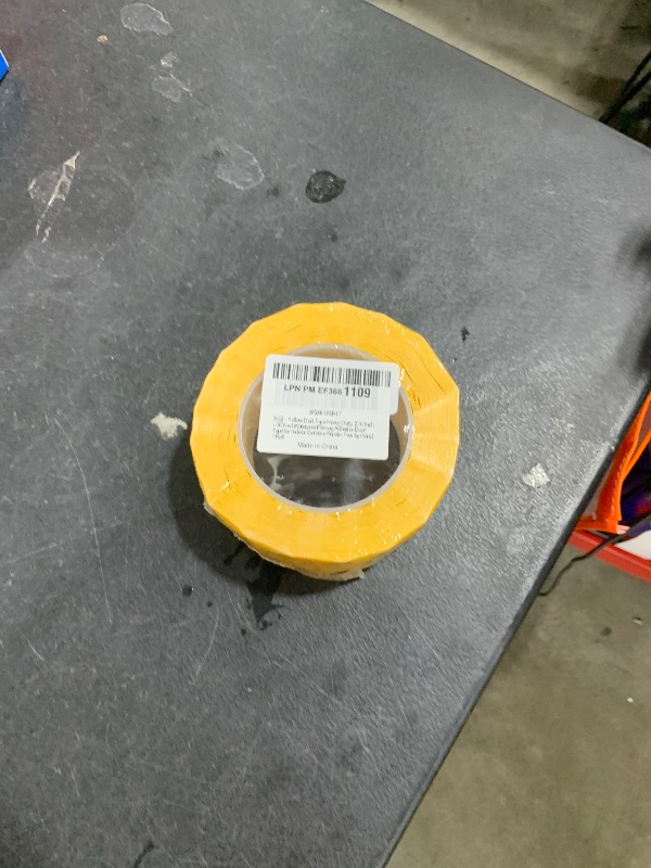 Photo 1 of Yellow Duct Tape Heavy Duty, 2.36 Inch x 36 Yard Waterproof Strong Adhesive Duct Tape for Indoor Outdoor Repairs Tear by Hand, 1 Roll