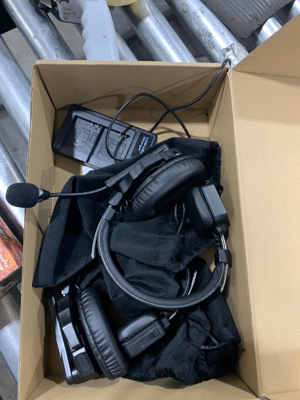 Photo 1 of SYNCO XTALK X2 Wireless Intercom Headset System, 2.4GHz Communication Headset for 2-Person with 24H Workingtime 350M/1148FT, Xtalk-Communication-Headsets-Intercom