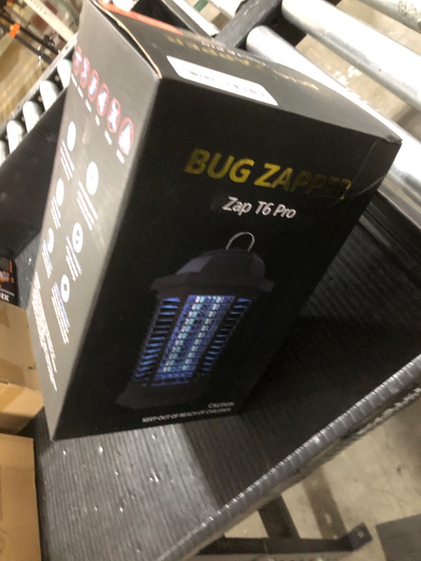 Photo 1 of GOOTOP Bug Zapper Outdoor, Mosquito Zapper, Electric Fly Zapper, Mosquito Killer, Fly Traps, 3 Prong Plug, Flying Insects Zapper Indoor Outdoor 90-130V, 4200V, ABS Plastic Outer (Black)
