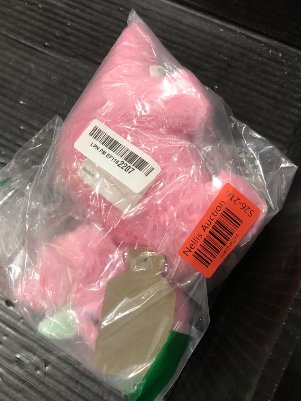 Photo 1 of Aurora® Responsibly Made Eco Nation™ Trix Triceratops Stuffed Animal - Ideal for Playtime Adventures - Perfect for Birthdays or Just Because - Pink 8 Inches
