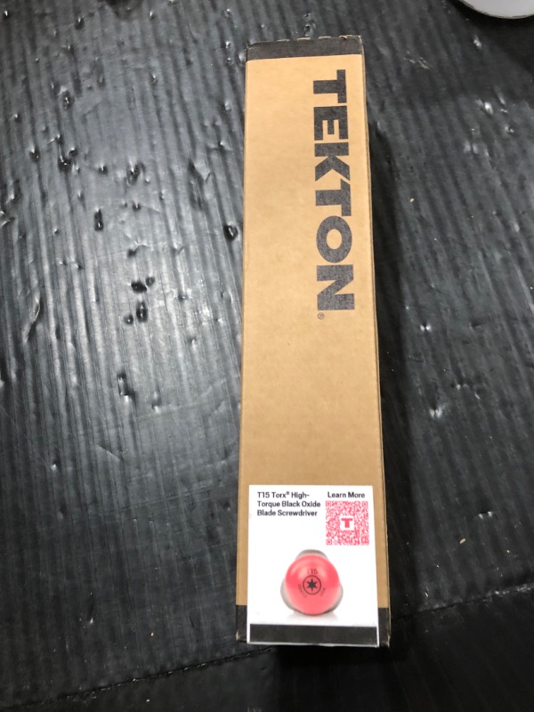 Photo 1 of TEKTON T15 Torx High-Torque Screwdriverdriver (Black Oxide Blade) | 26802 | Made in USA
