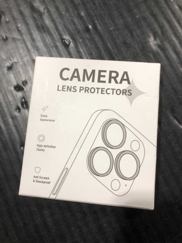 Photo 1 of BERFY Camera Lens Protector for iPhone 16 Pro/16 Pro Max, Glitter Bling Aluminum Alloy Metal Ring, 9H Tempered Glass Camera Cover Screen Protector Accessories, Anti-Scratch, Case Friendly, Gold