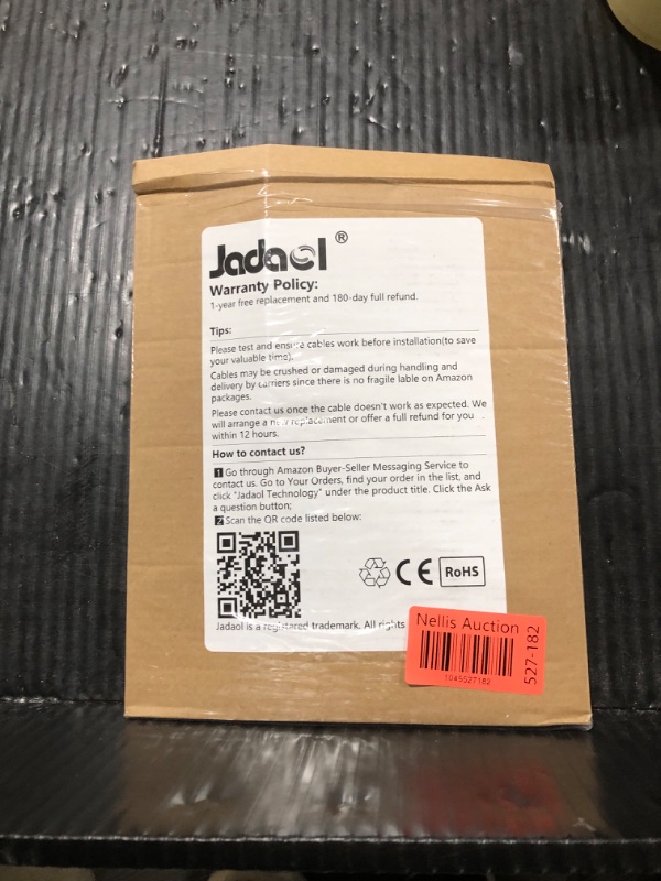 Photo 1 of Jadaol Cat 6 Ethernet Cable 100 ft, Outdoor & Indoor 10Gbps Support Cat8 Cat7 Network, Flat RJ45 Internet LAN Computer Patch Cable for Router, Modem, Switch, Gaming Consoles, Streaming Devices, White