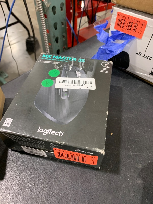 Photo 1 of Logitech MX Master 3S - Performance Wireless Mouse with Ultra-fast Scrolling, Ergo, 8K DPI, Track on Glass, Quiet Clicks, Bluetooth, Windows, Linux, Chrome - Graphite