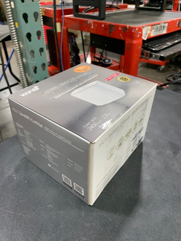 Photo 1 of ASUS ZenWiFi AX Hybrid(XC5) AX3000 + MoCA 2.5 Mesh WiFi 6 System (1pk) - Whole Home Coverage up to 2,400 Sq.Ft. & 2+ Rooms for Thick Walls, AiMesh, Lifetime Security, Easy Setup