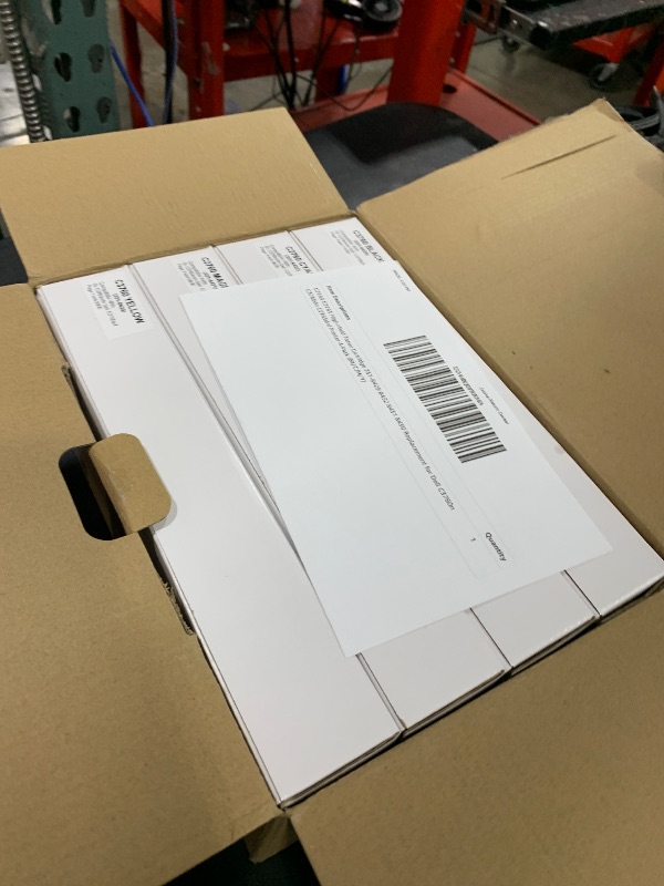 Photo 1 of C3760 C3765 High-Yield Toner Cartridge 331-8429 8432 8431 8430 Replacement for Dell C3760n C3760dn C3765dnf Printer 4-Pack (BK/C/M/Y)