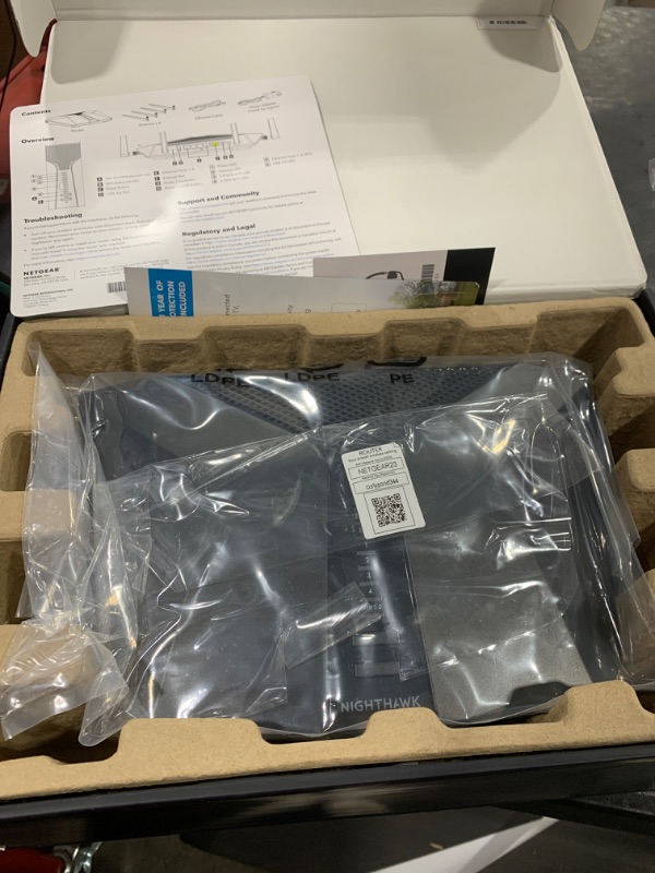 Photo 1 of NETGEAR Nighthawk 6-Stream Dual-Band WiFi 6 Router (RAX54S) – Security Features, AX5400 Wireless Speed, Up to 5.4 Gbps, Covers up to 2,500 sq. ft., 25 Devices - 1-Year Armor Subscription Included