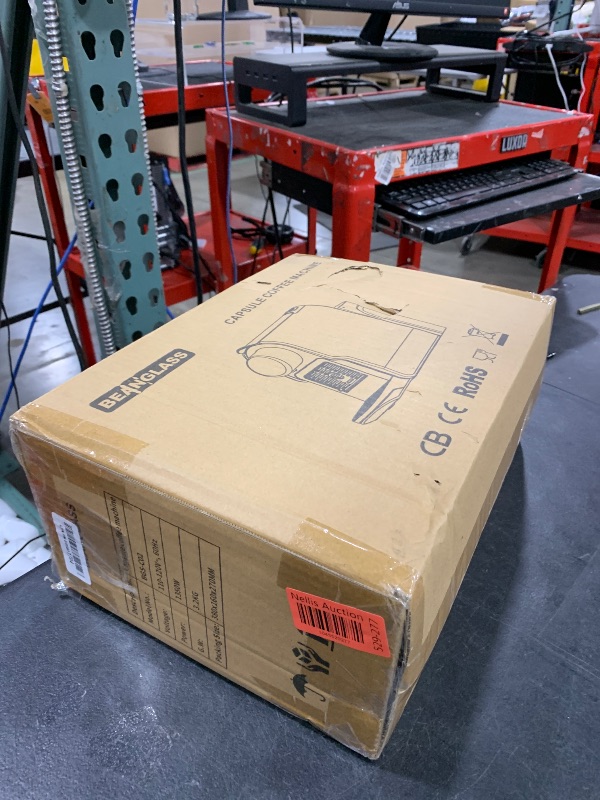 Photo 1 of beanglass Mini Espresso Machine Compatible for NS Original Line Pods, Compact Capsule Coffee Maker with 20 Bar High Pressure Pump, 22 oz Removable Water Tank