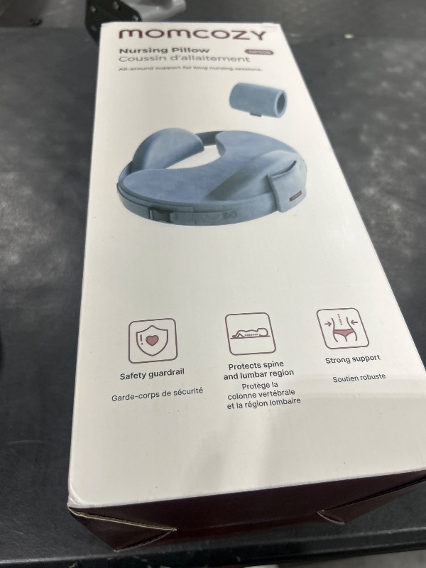 Photo 1 of Momcozy CozyPro Nursing Pillow for Breastfeeding - All Around Ergonomic Comfort & Support - Pioneering Safety Fence - Plus Size Wider Feeding Pillow with Lumar Support for Easier and Healthier Nursing
