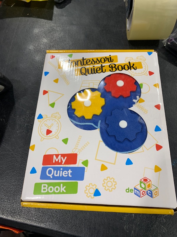 Photo 1 of deMoca Busy Book for Toddlers 1-3 - Airplane Toys for Toddlers 1-3, My Quiet Book Montessori Toys for 1 Year Old with Kids Plane Activities, Activity Busy Board, Gift for Boys & Girls