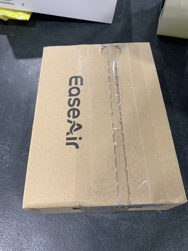 Photo 1 of EaseAir Air Quality Monitor Indoor, Portable Tester for CO2, CO, PM2.5, PM10, HCHO, TVOC, Temp & Humi, E-Ink Display with 3-Color Emoji Indicators, WiFi App Control, Air Quality Meter for Home/Office