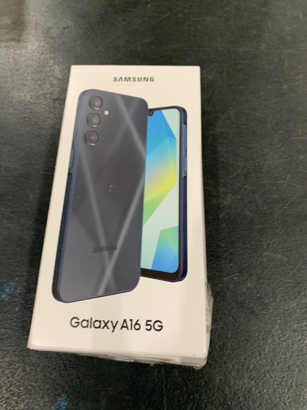 Photo 1 of SAMSUNG Galaxy A16 5G A Series Cell Phone, Unlocked Android Smartphone, Large AMOLED Display, Durable Design, Super Fast Charging, Expandable Storage, US Version, 2025, Blue Black