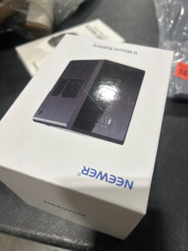 Photo 1 of Neewer V Mount Battery PS150E Supports 100W PD USB C Fast Charging, 10350mAh 150Wh 14.54V, with D Tap/USB C/USB A/BP/Dual DC Ports/OLED Screen, V Lock Battery for Camera Camcorder Monitor Video Light