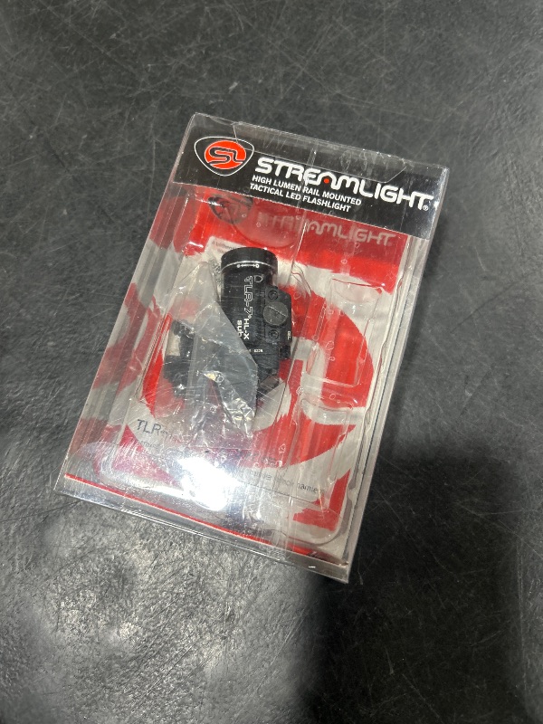 Photo 1 of Streamlight 69260 TLR-1 HL 1000-Lumen Rail Mounted Strobing Tactical Weapon Light with Rail Locating Keys and Lithium Batteries, Black