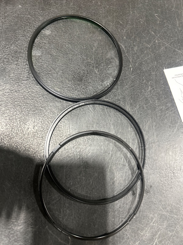 Photo 1 of Kase Revolution 112mm Magnetic Shockproof R-MCUV Filter Anti-Ghosting Anti-Flare Low Reflection Optical Glass Incl 2 Adapters Conventional & Inlaid